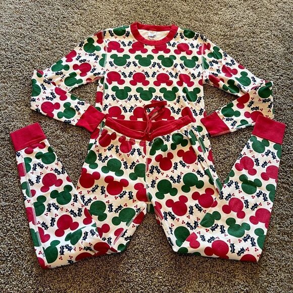 Hanna Anderson x Disney Mickey pajama set XS - Picture 4 of 7